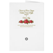 Blessed Virgin Mary with Baby Jesus Cards (Back)