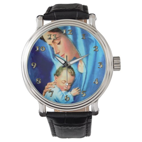 Blessed Virgin Mary with Baby Jesus Watch