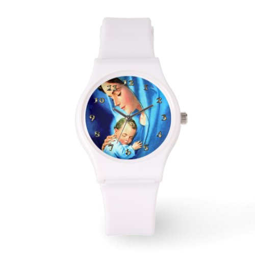 Blessed Virgin Mary with Baby Jesus Watch