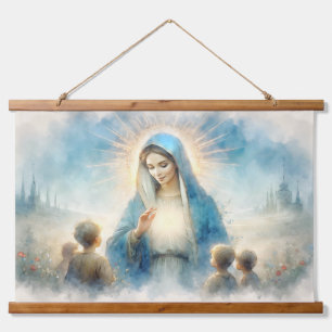Blessed Virgin Mary with Children Hanging Tapestry