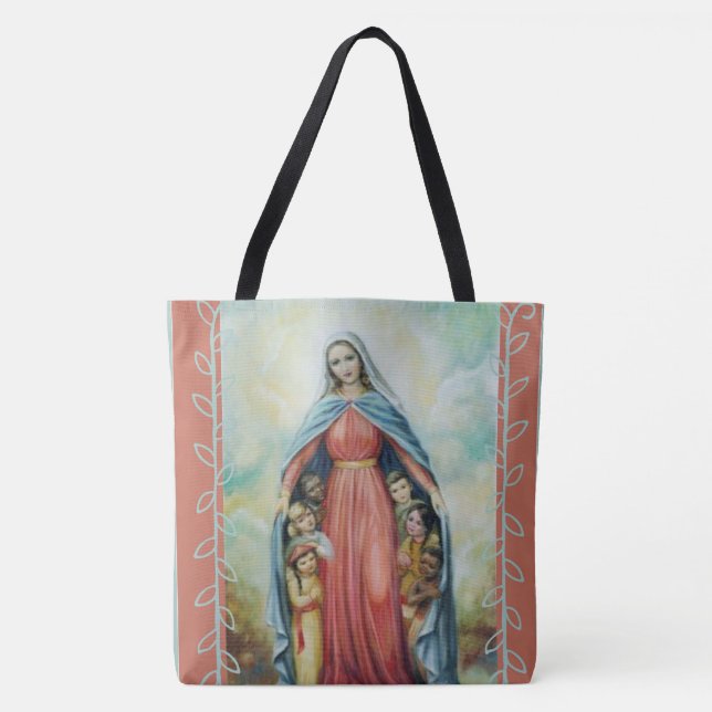 Blessed Virgin Mary with children Tote Bag (Front)