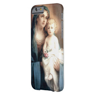 Blessed Virgin Mary with Christ Child Jesus Cathol Barely There iPhone 6 Case
