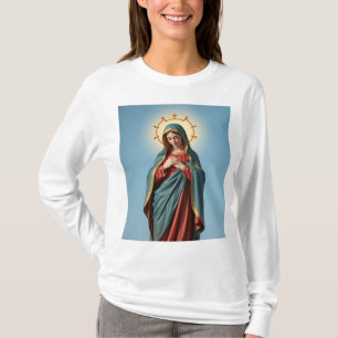 Blessed Virgin Mary Women's Long Sleeve Tee Shirt