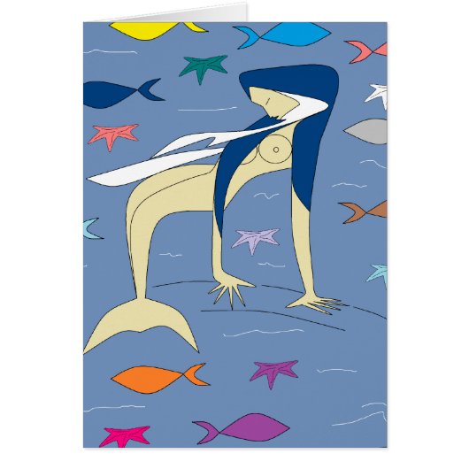Blessed Virgin Mermaid Cards (Front)