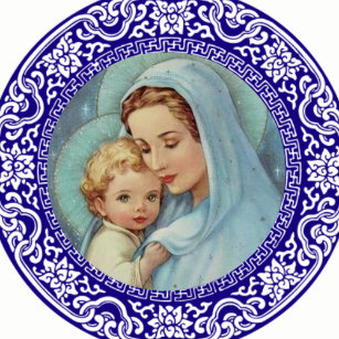 blessed virgin mary stickers zazzle