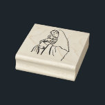 Blessed Virgin Mother Mary holding Baby Jesus Rubber Stamp<br><div class="desc">Blessed Virgin Mother Mary holding the Baby Jesus</div>