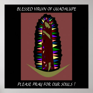 BLESSED VIRGIN OF GUADALUPE PLEASE PRAY... POSTER