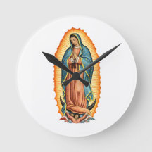 Blessed Virgin of Guadalupe Wall Clock