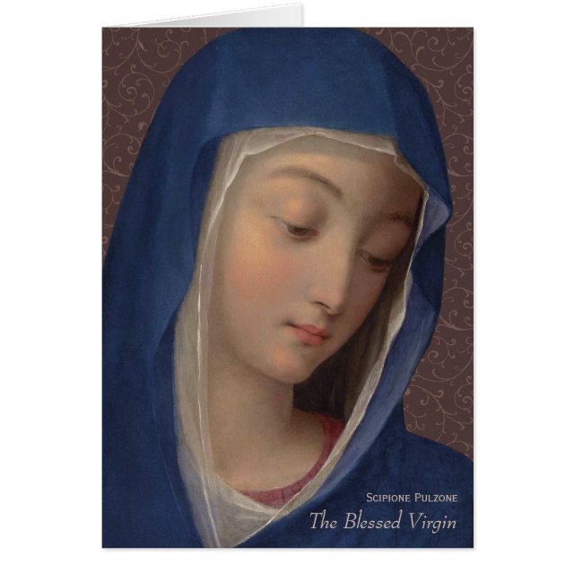 Blessed virgin Peace Scipione Pulzone CC0753 Card