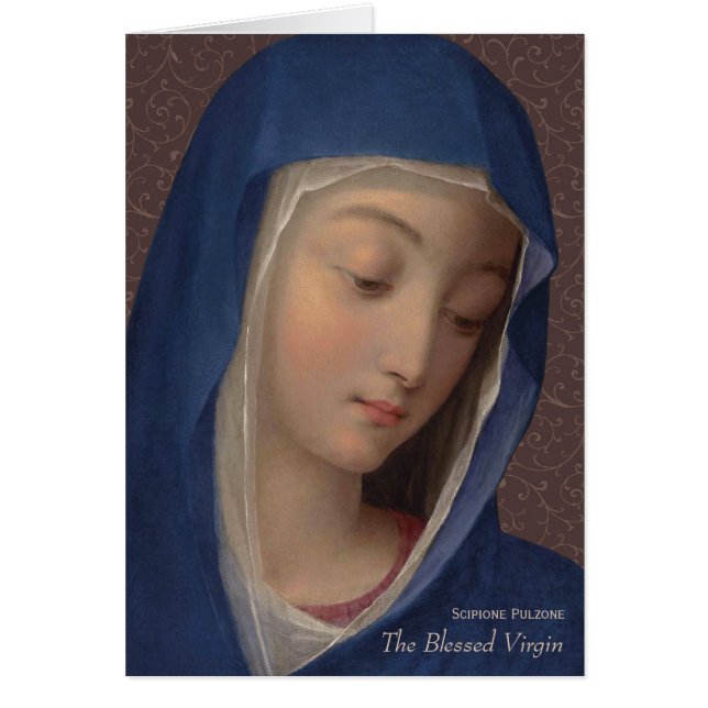 Blessed virgin Peace Scipione Pulzone CC0753 Card (Front)