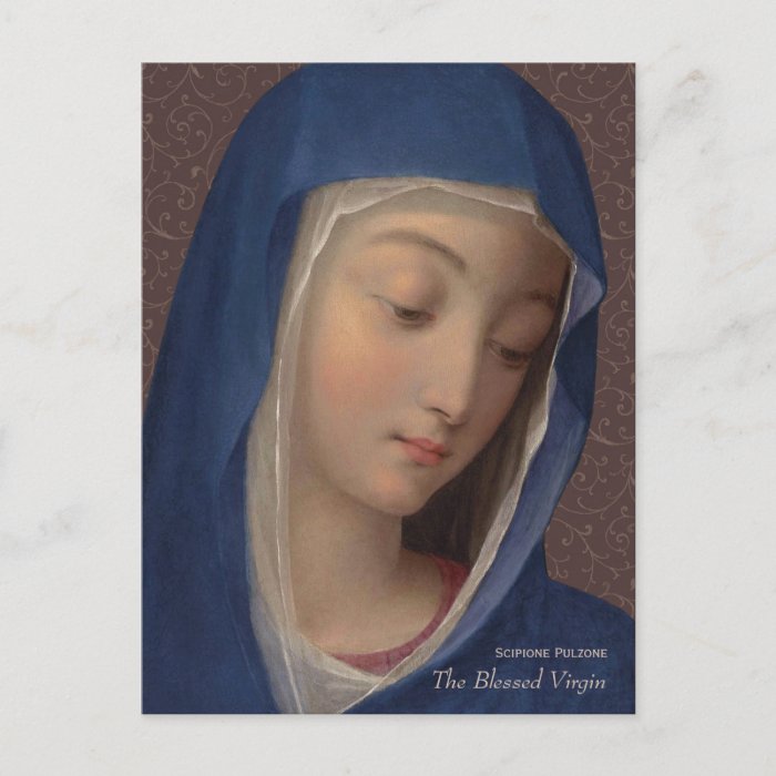 Blessed virgin portrait Scipione Pulzone CC0714 Postcard