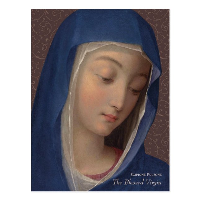 Blessed virgin portrait Scipione Pulzone CC0714 Postcard