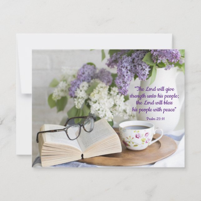 Blessed with Peace Card (Front)