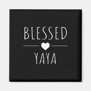 Blessed Yaya Shirt Mothers Day Gifts  Magnet