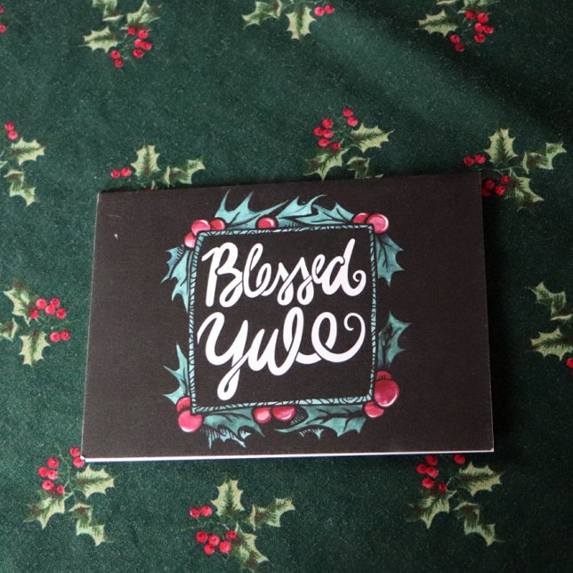 Blessed Yule Card (Creator Uploaded)