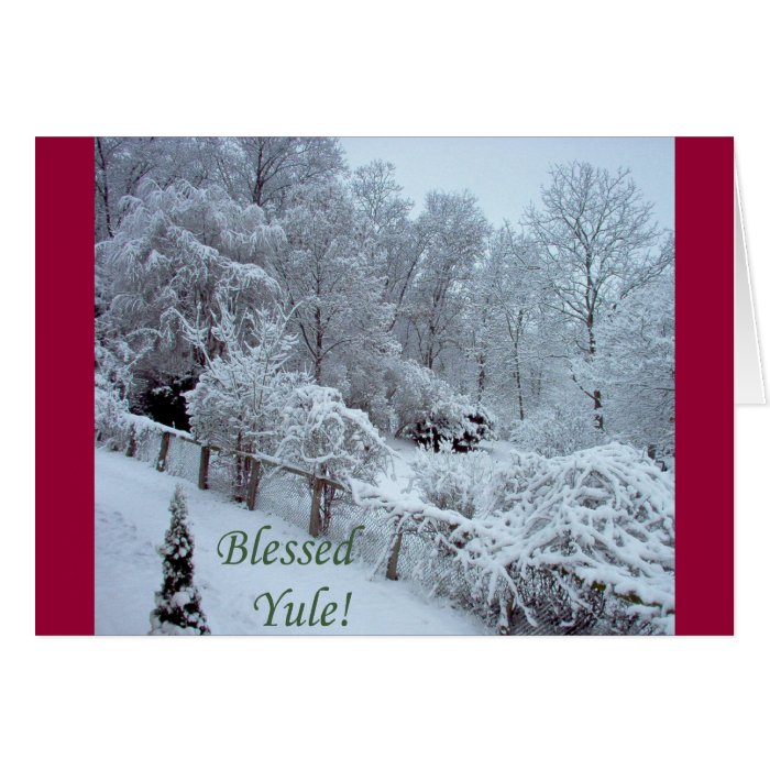 Blessed Yule Cards