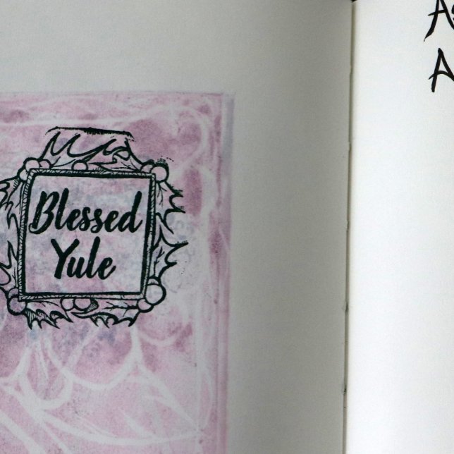 Blessed Yule Christmas Customization Rubber Stamp (Creator Uploaded)