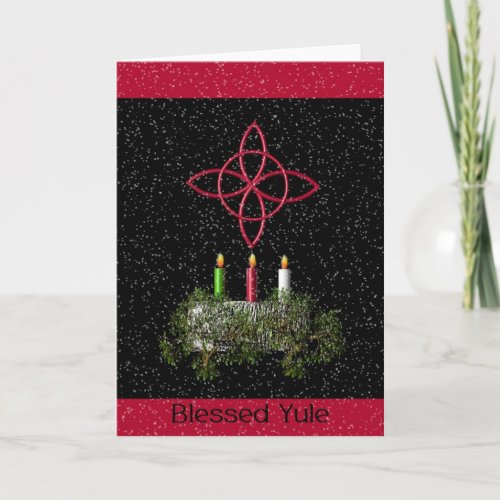 Blessed Yule Holiday Card