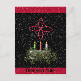Blessed Yule Postcard