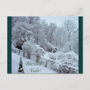 Blessed Yule Postcard