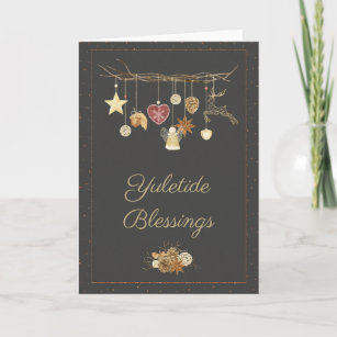 Blessed Yule Sabbat Greeting Card