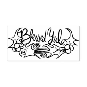 Blessed Yule Self-inking Stamp