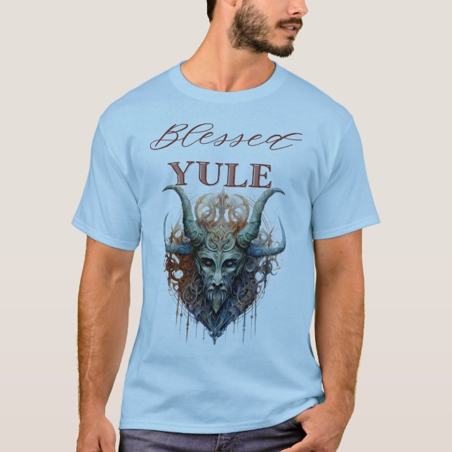 Blessed Yule Winter Solstice T-Shirt (Front)