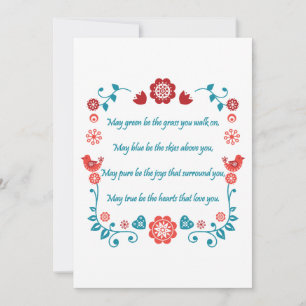 Blessing 26 invitation