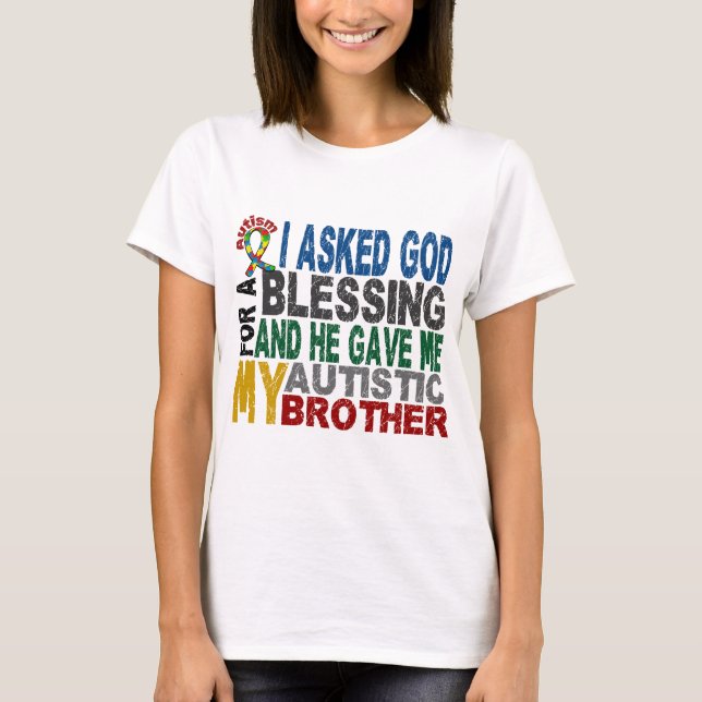 Blessing 5 BROTHER Autism T-Shirts & Apparel (Front)