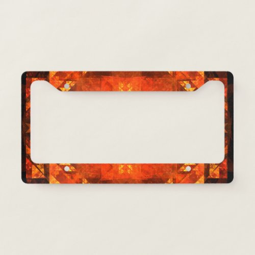 Blessing Abstract Art License Plate Frame