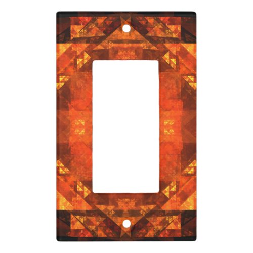 Blessing Abstract Art Single Rocker Light Switch Cover