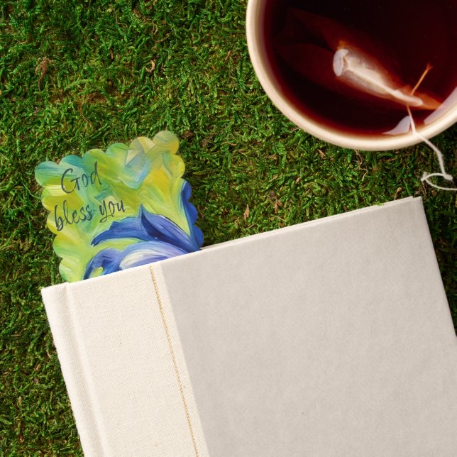 Blessing bookmark - God bless you (Closed Book)