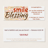 Blessing Card (Random Act of Kindness) (Front & Back)