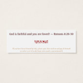 Blessing Card (Random Act of Kindness) (Back)