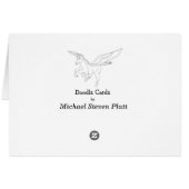 Blessing Fairy Colored Pencil Drawing Card (Back Horizontal)