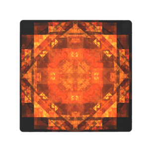 Blessing Fire Mandala Abstract Art Design