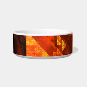 Blessing Fire Mandala Abstract Art Design Bowl