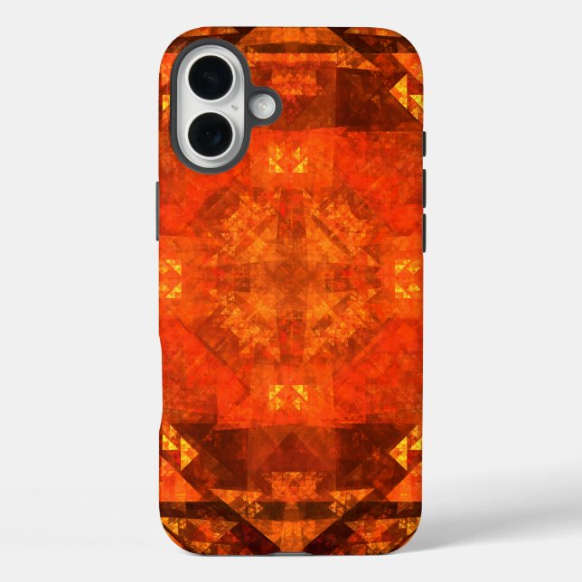 Blessing Fire Mandala Abstract Art Design Case-Mate iPhone Case (Back)