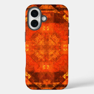 Blessing Fire Mandala Abstract Art Design iPhone 16 Case