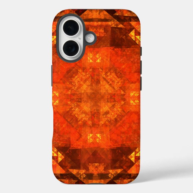 Blessing Fire Mandala Abstract Art Design Case-Mate iPhone Case (Back)