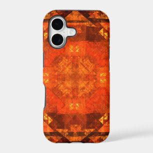 Blessing Fire Mandala Abstract Art Design iPhone 17 Case