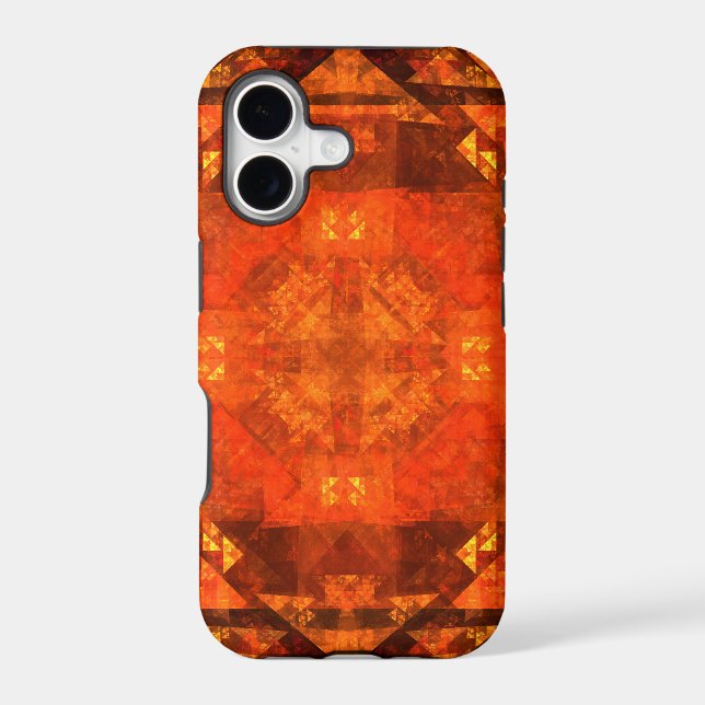 Blessing Fire Mandala Abstract Art Design Case-Mate iPhone Case (Back)