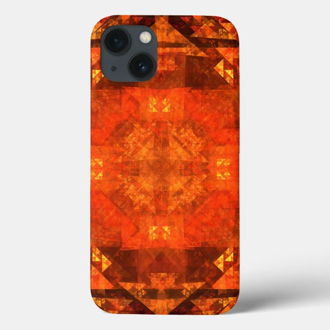 Blessing Fire Mandala Abstract Art Design Case-Mate iPhone Case (Back)