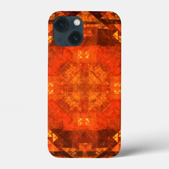 Blessing Fire Mandala Abstract Art Design Case-Mate iPhone Case (Back)
