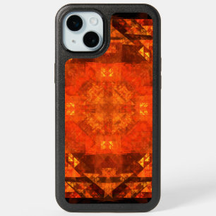 Blessing Fire Mandala Abstract Art Design iPhone 15 Plus Case