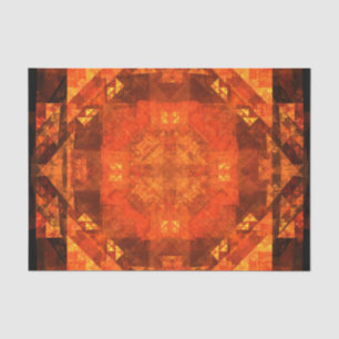 Blessing Fire Mandala Abstract Art Design Tissue Paper