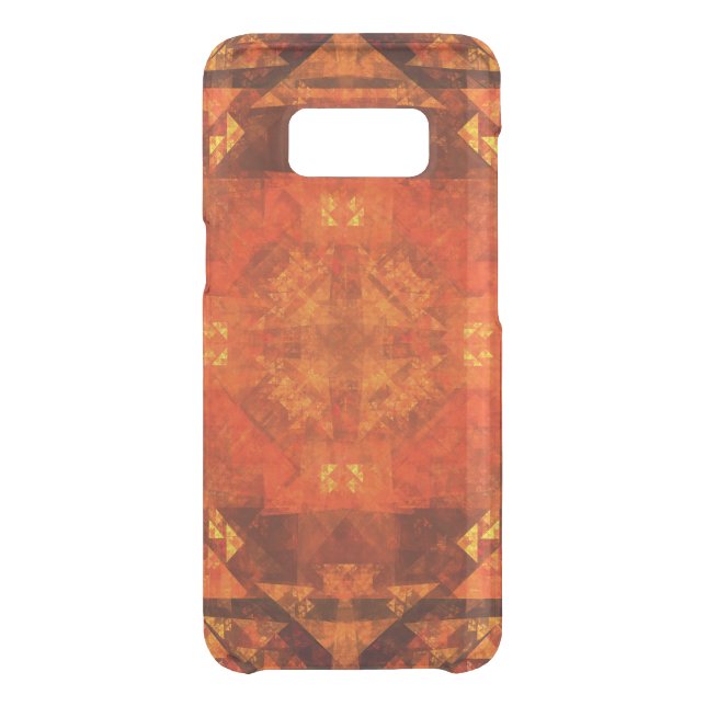 Blessing Fire Mandala Abstract Art Design Uncommon Samsung Galaxy Case (Back)