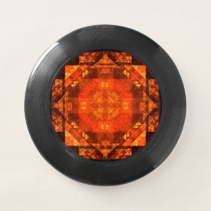 Blessing Fire Mandala Abstract Art Design Wham-O Frisbee