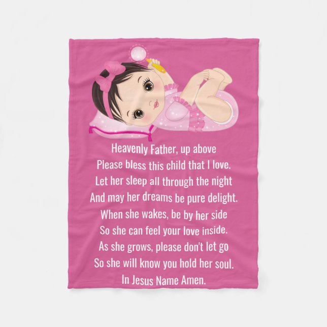 Blessing - Fleece Blanket, 60"x80" (Front)