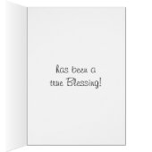 Blessing flower cards (Inside (Right))
